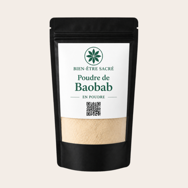 Poudre de Baobab Premium – Bien-Être Sacré